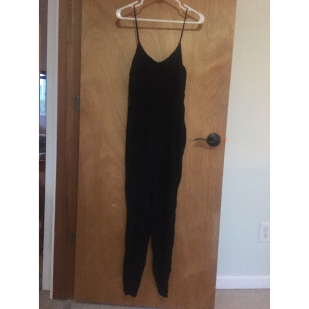 Topshop Black Jumpsuit
